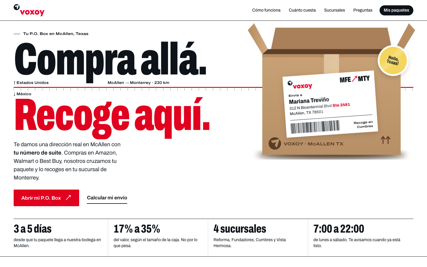 Portada de la dirección A