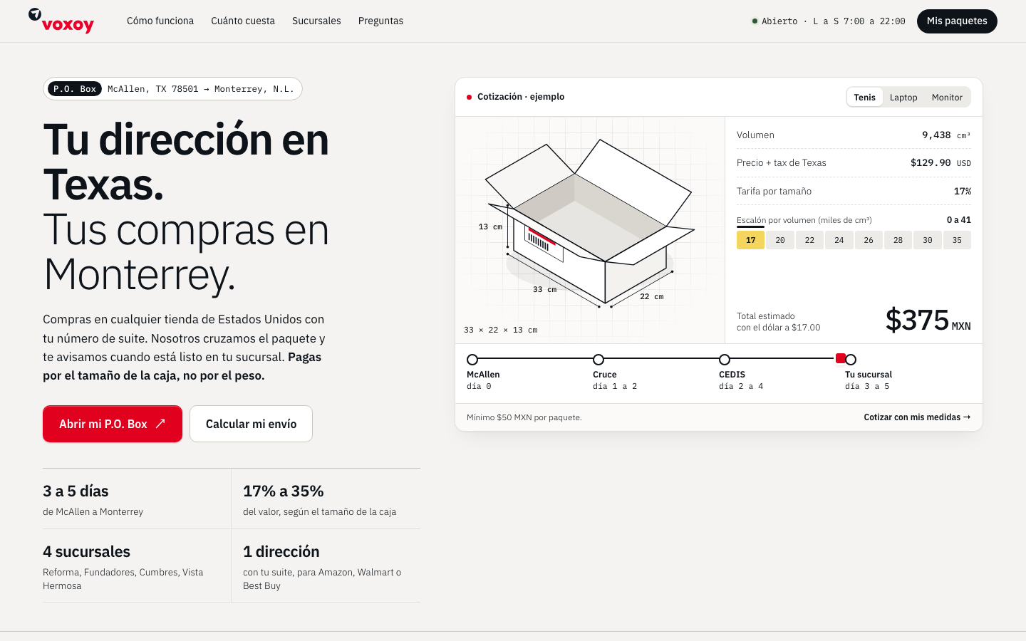 Portada de la dirección B