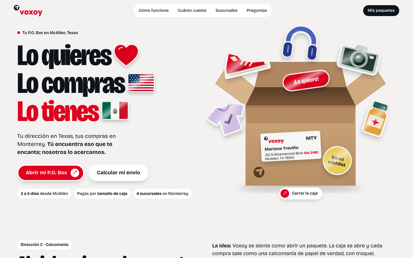 Portada de la dirección C