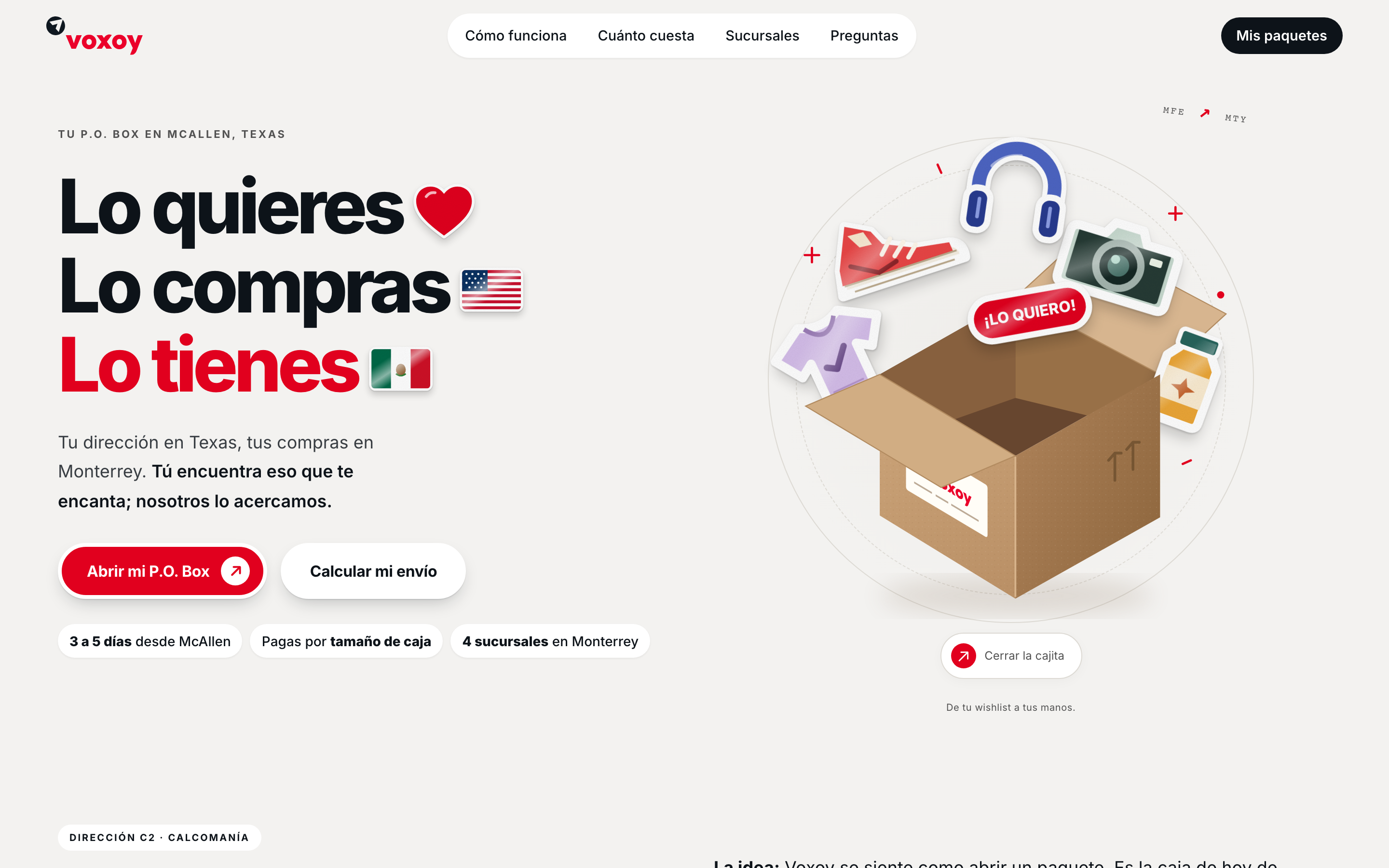 Portada de la dirección C2